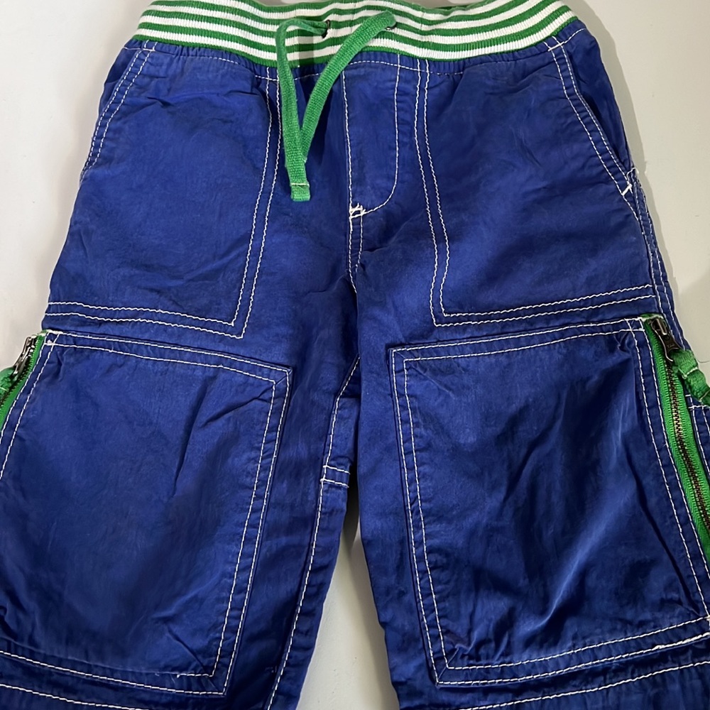 Mini Boden blue techno shorts